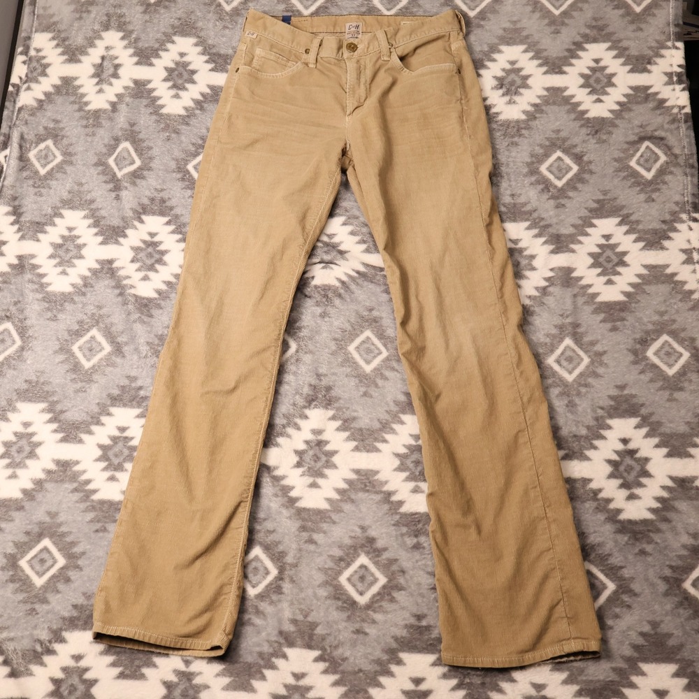 Citizens of Humanity Sid Corduroy Pants Tan Beige 30x32 604B-298
